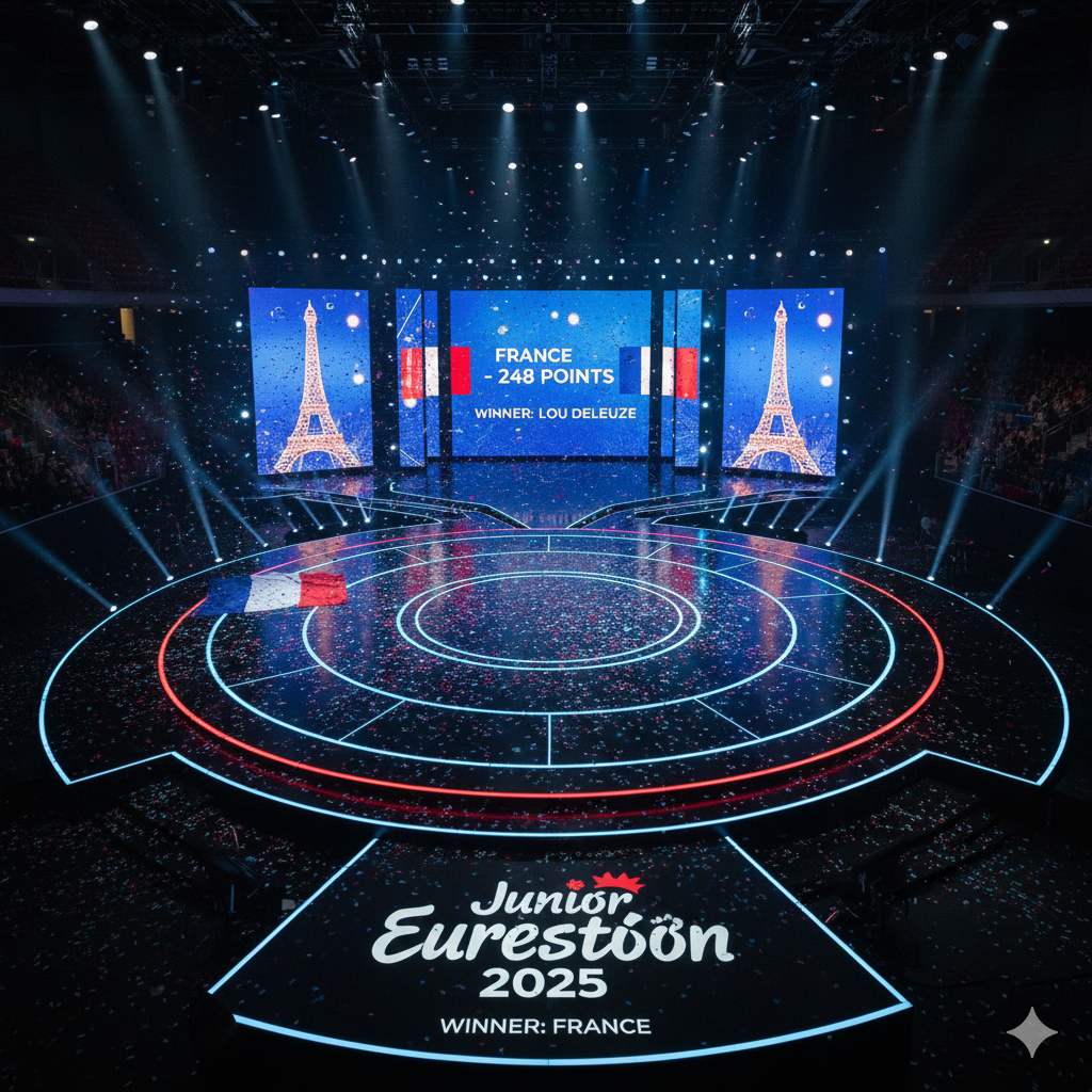 Eurowizja Junior 2025: Zwycięstwo Francji! Marianna Kłos 8.